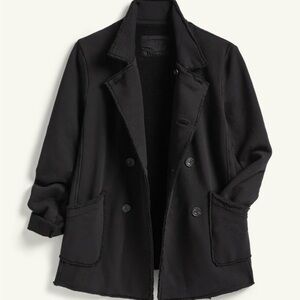 Frank & Eileen Belfast Jacket/ Triple fleece/ Black~XS~NWOT Excellent!